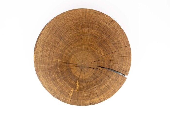 Vyztužený otočný dubový podstavec kruh Dub Dřevo voní
