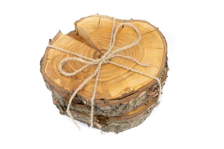 Set přírodních dřevěných podložek Dřevo voní Třešeň M 3+1