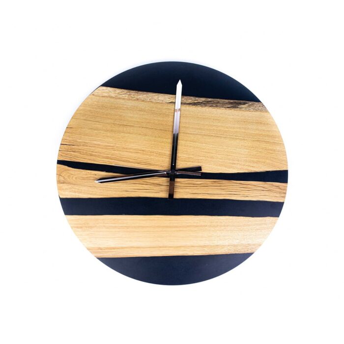 Nástěnné hodiny Černý dub 50 cm - náhled
