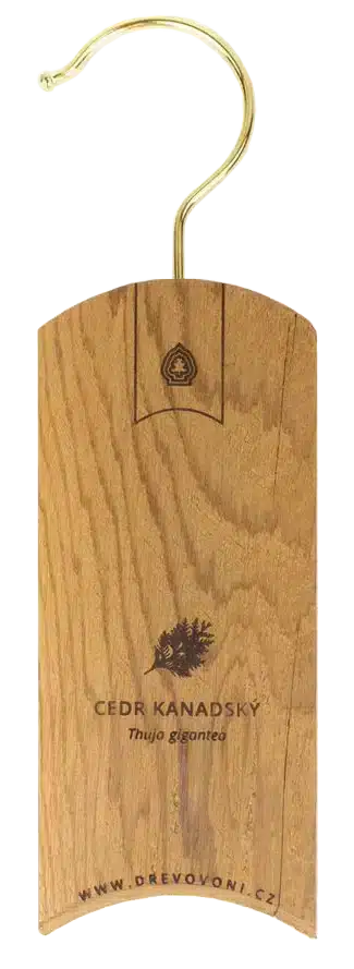 Dřevěná cedulka proti molům Dřevo voní