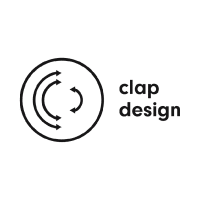 Clap design logo