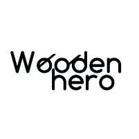 Wooden hero logo