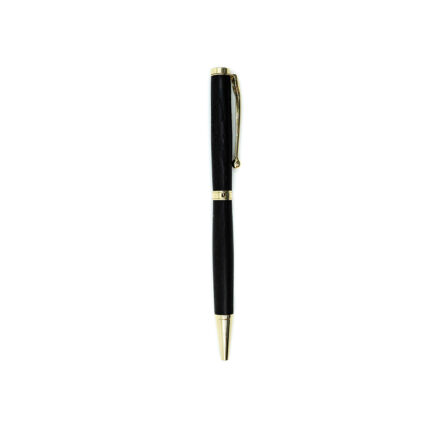 Luxusní dřevěné kuličkové pero Eben zlatá