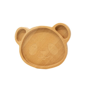 Dětský dřevěný talířek Panda