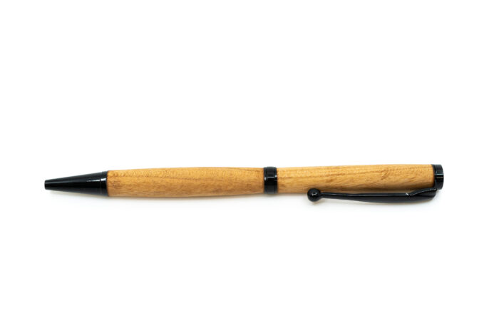 Luxusní dřevěné kuličkové pero Třešeň černé